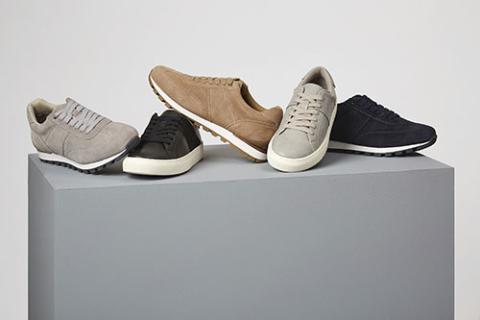shoes on a table