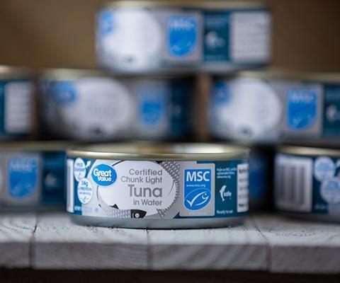 tuna fish can label