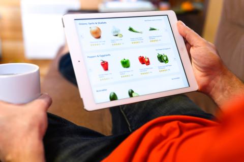 Online grocery shopping