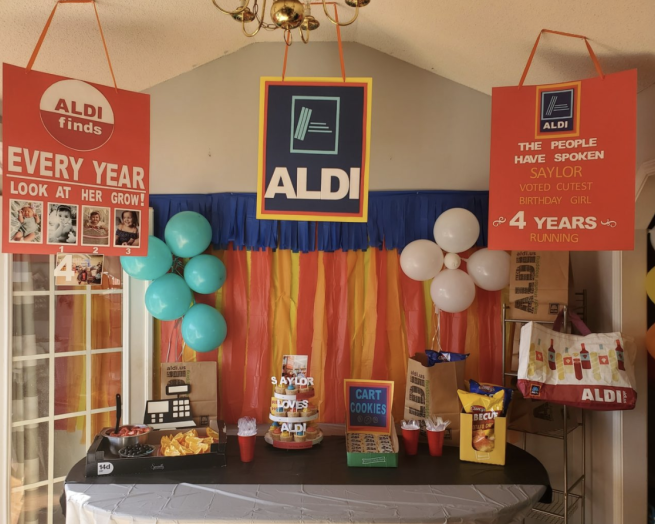 aldi girls dressing table