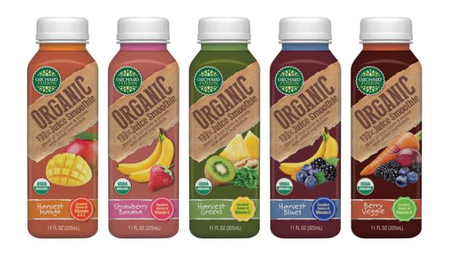 Refrigerated organic juice smoothies | Store Brands