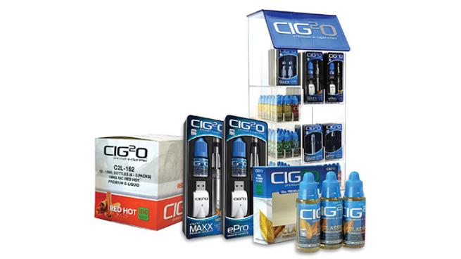 Cig2o E Liquids Personal Vaporizer Kits Store Brands