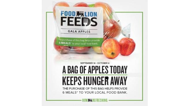 Food Lion sells &#039;Food Lion Feeds&#039; branded apples to fight hunger | Store Brands